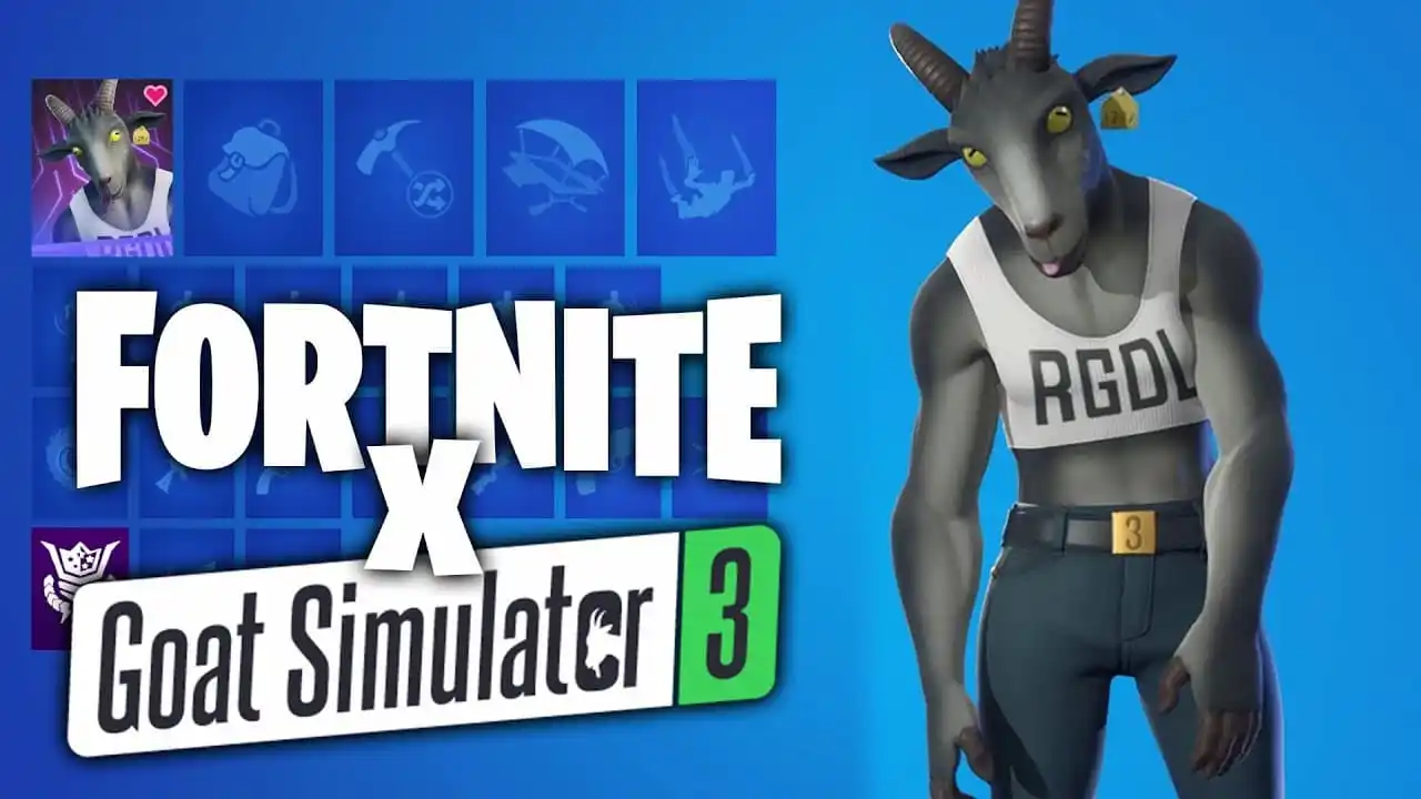 How to get the Goat Simulator 3 Outfit in Fortnite Attack of the Fanboy