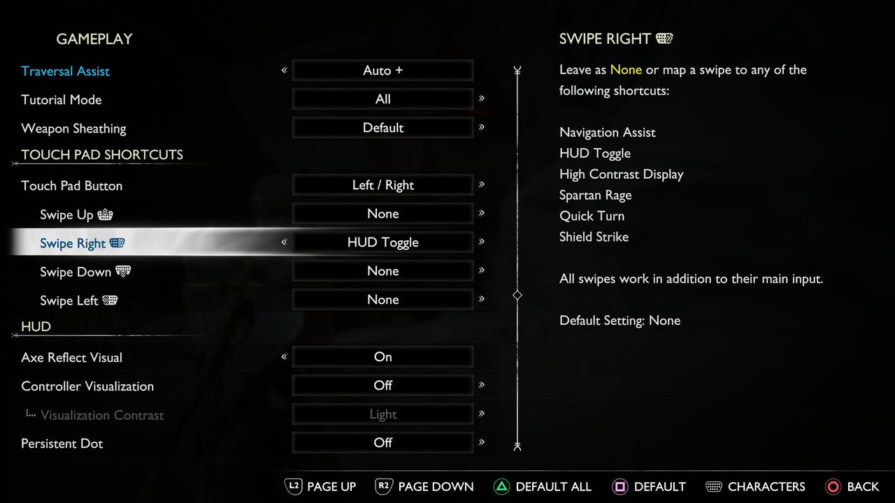 PSA Use the Touchpad Shortcuts in God of War Ragnarok Attack of the