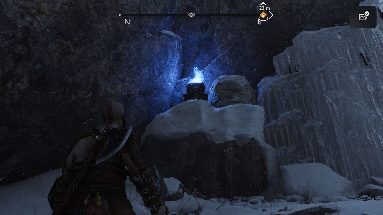 God of War Ragnarok How to Open the Nornir Chest in Shores of Nine