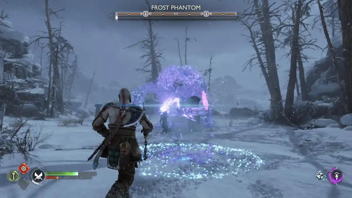God of War Ragnarok Frost Phantom Boss Fight