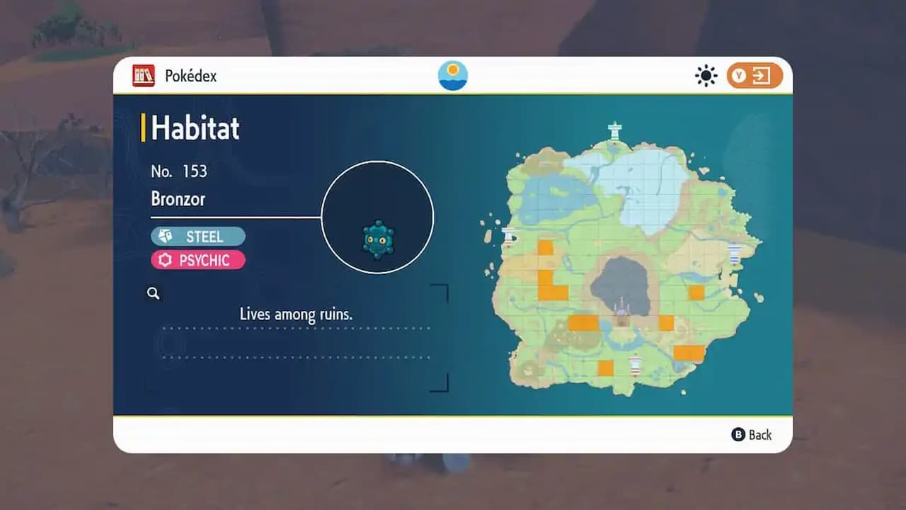 Habitat-Map-for-Bronzor