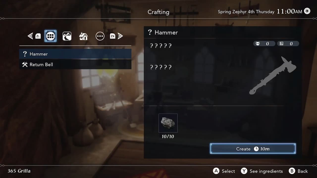 How To Make And Upgrade a Hammer In Harvestella Attack of the Fanboy