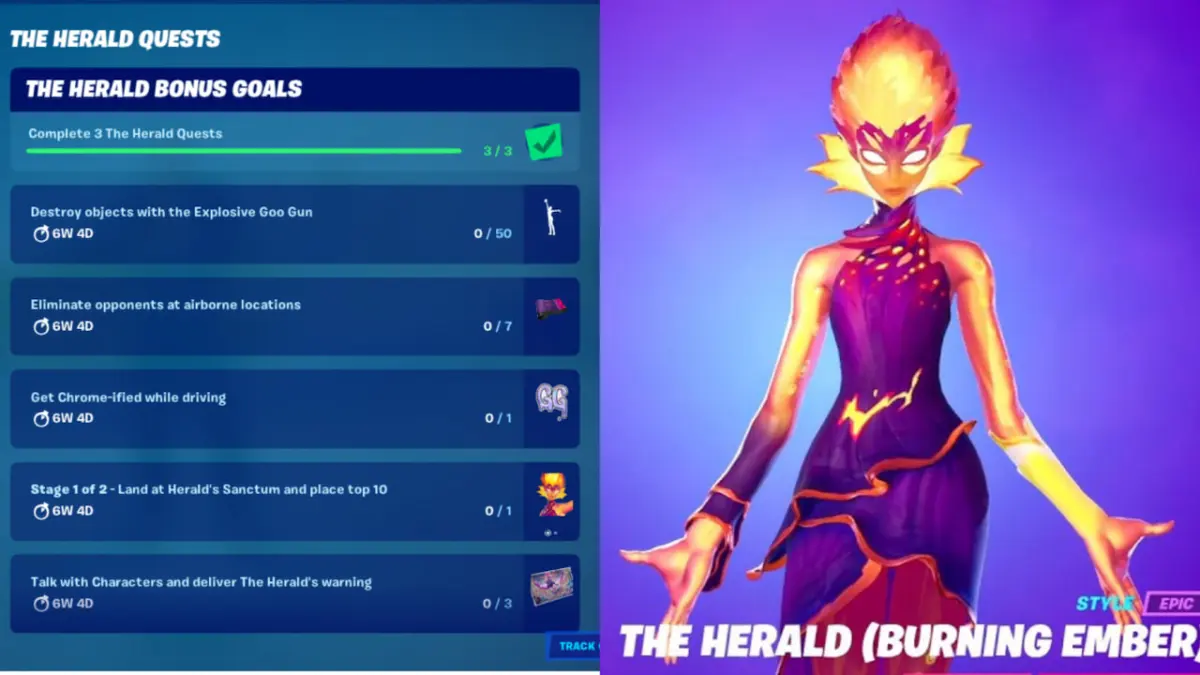 How to Complete All The Herald Quests in Fortnite