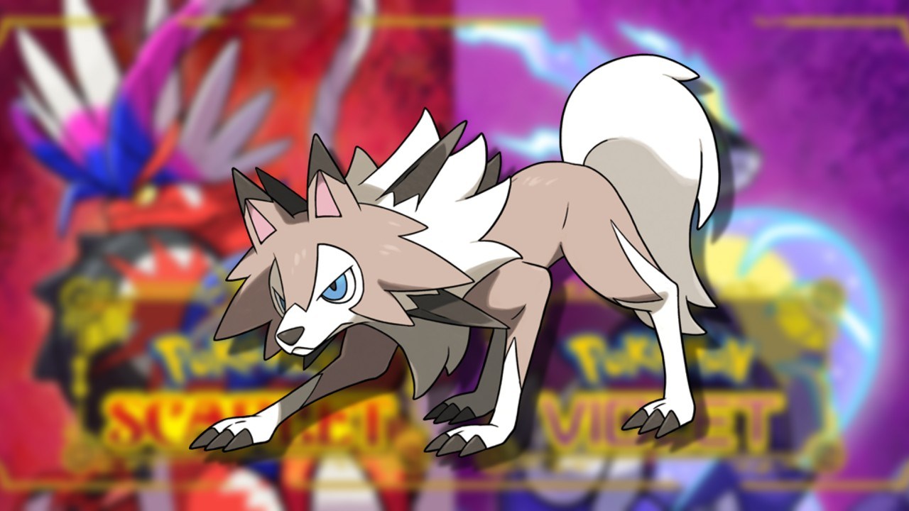Shiny Lycanroc Dusk Form – 6IV Pokémon Scarlet And Violet Game