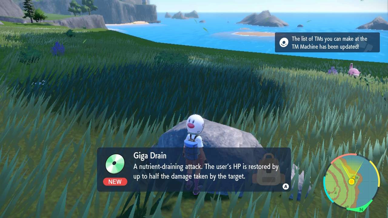 Where to Find Giga Drain TM in Pokemon Scarlet and Violet Attack of