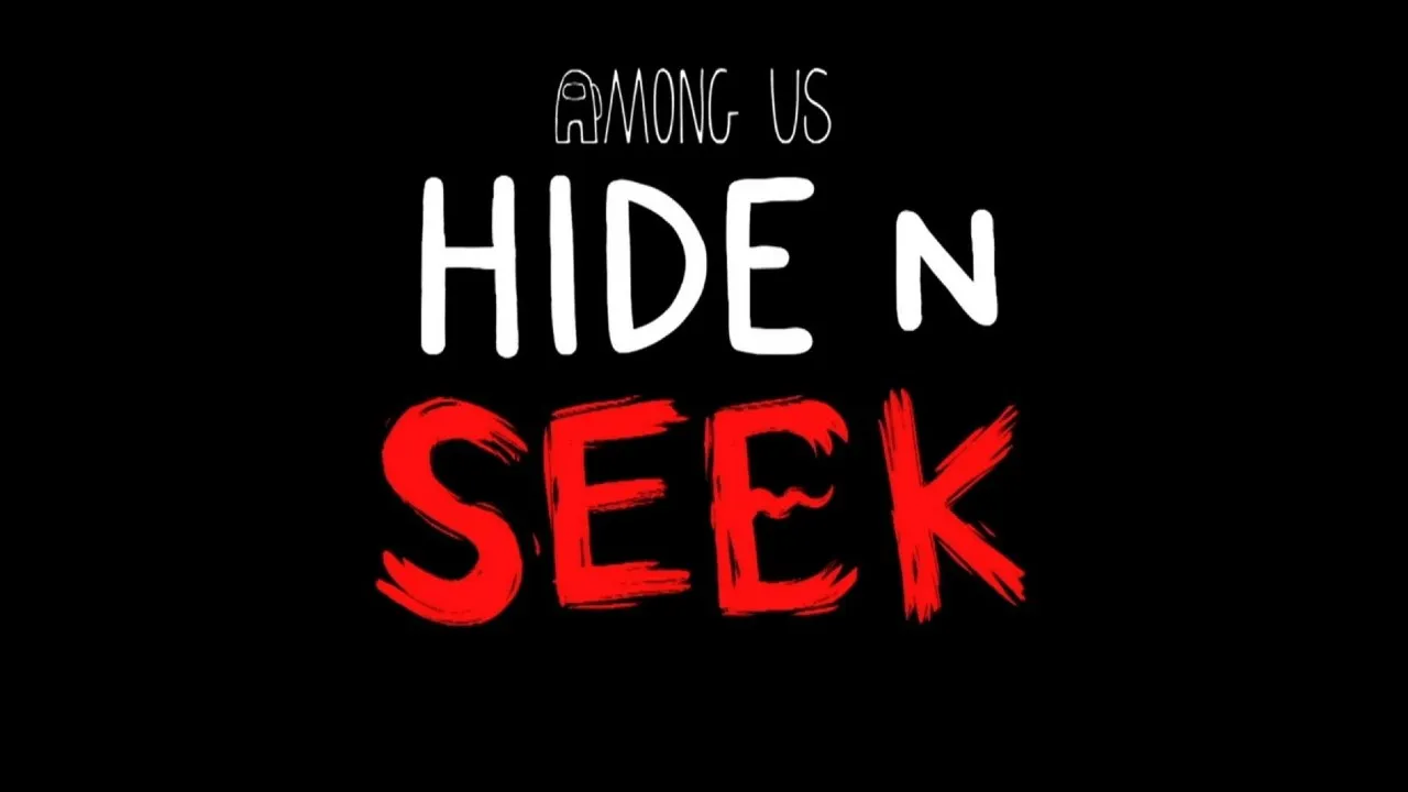 Among Us Hide N Seek Release Date Pets Cosmetics Knives Out Collab   Among Us Hide N Seek Logo 