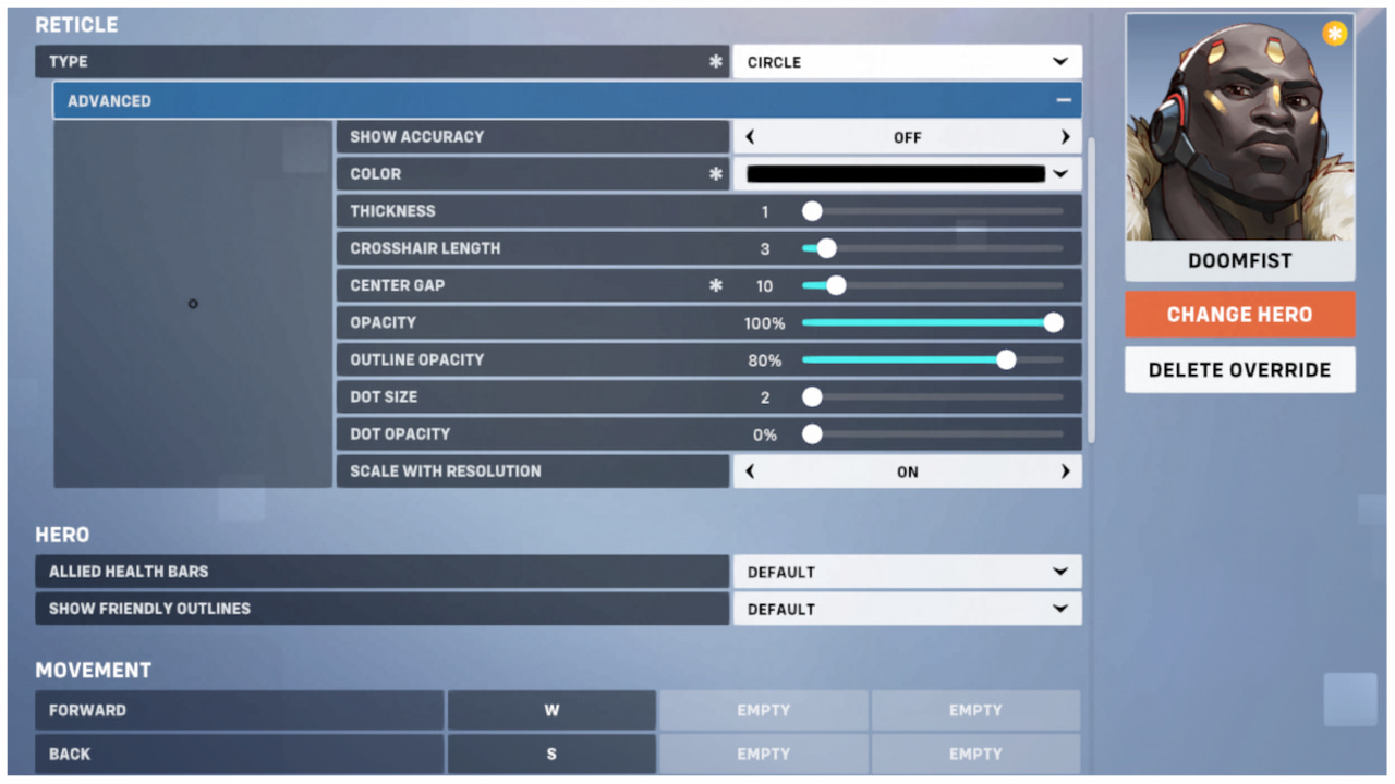 Best crosshair in overwatch 2