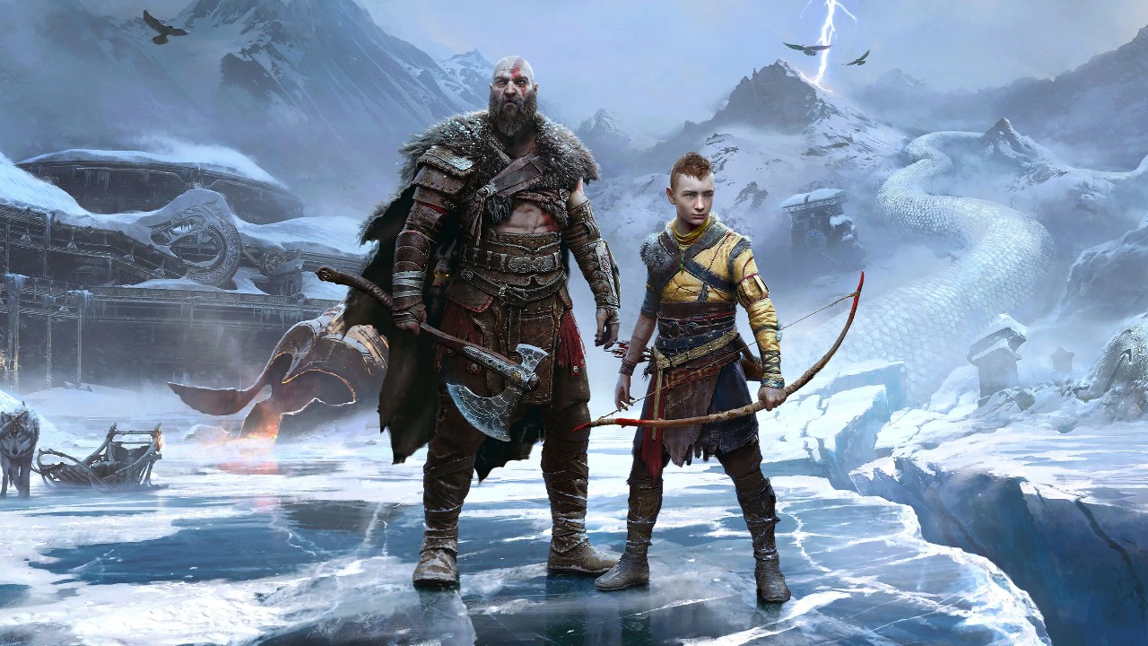 Kratos and Atreus from God of War