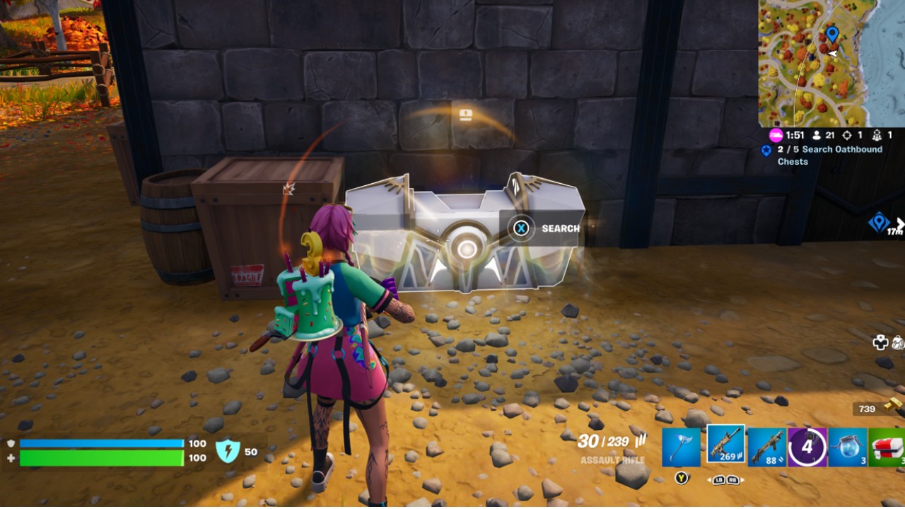 Where To Find Oathbound Chests in Fortnite Chapter 4, Season 1 Attack