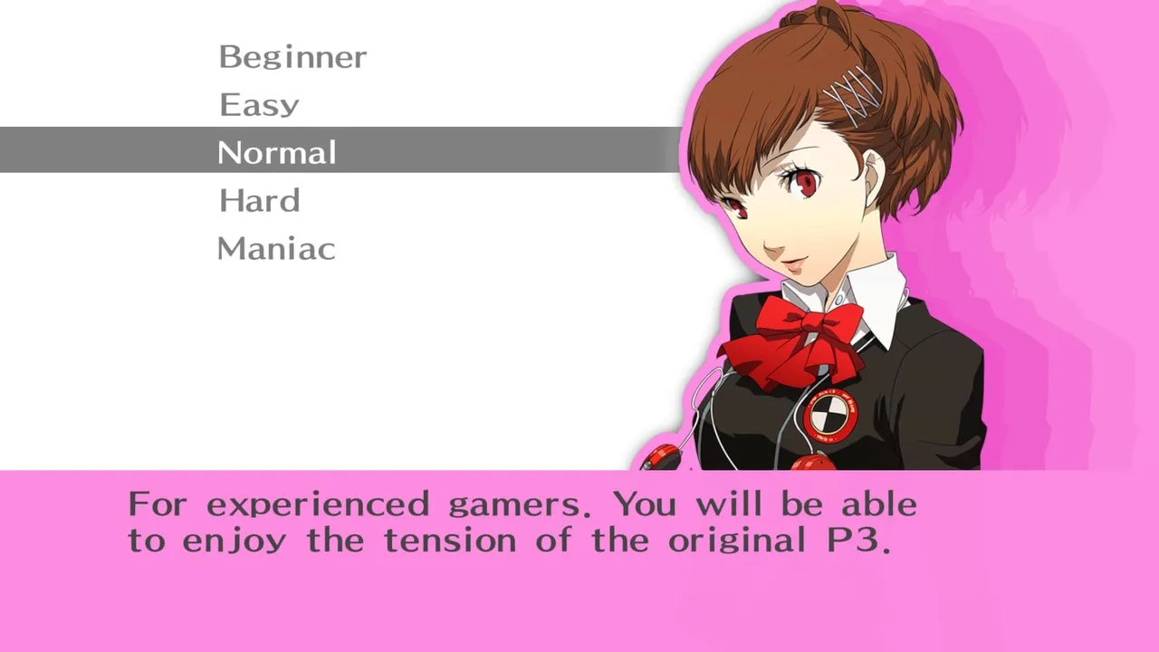 Persona-3-Portable-Difficulty-Levels
