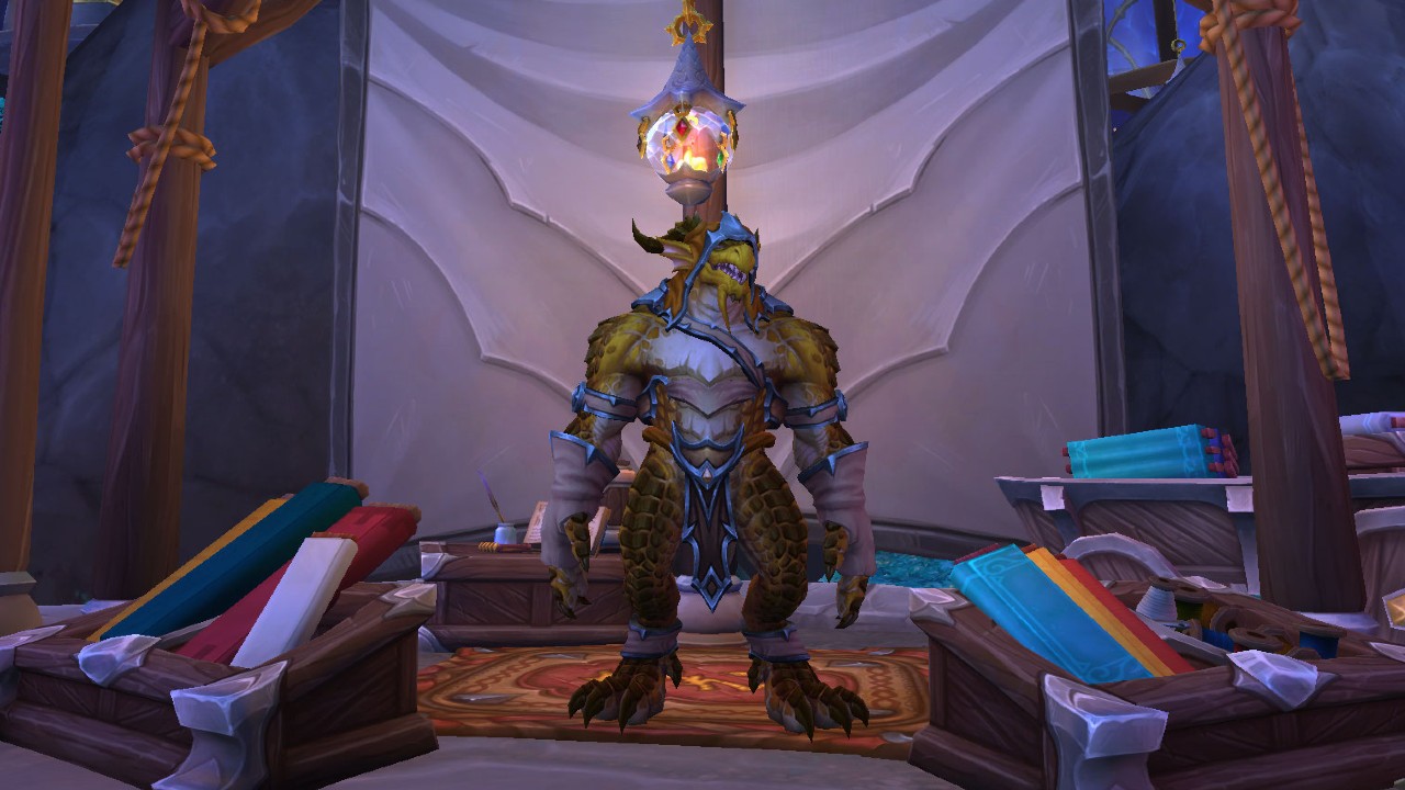 The Tailoring trainer in World of Warcraft Dragonflight