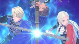Edelgard, Dimitri and Claude being summoned in Fire Emblem Engage