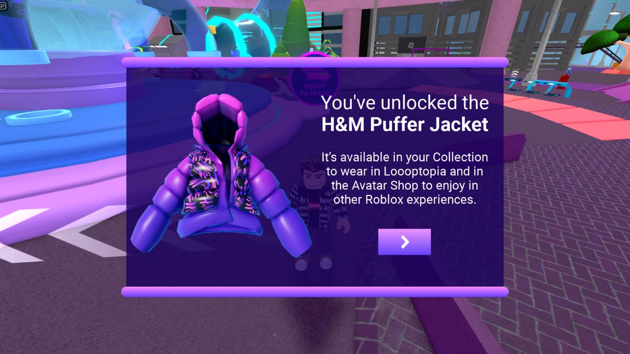 How To Get Free H&M Puffer Jacket Avatar Item on Roblox Attack of the