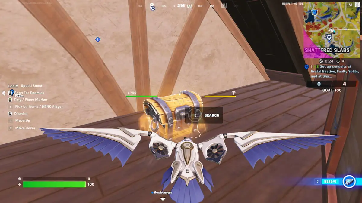 How to Search Chests with the Falcon Scout in a Single Match in Fortnite