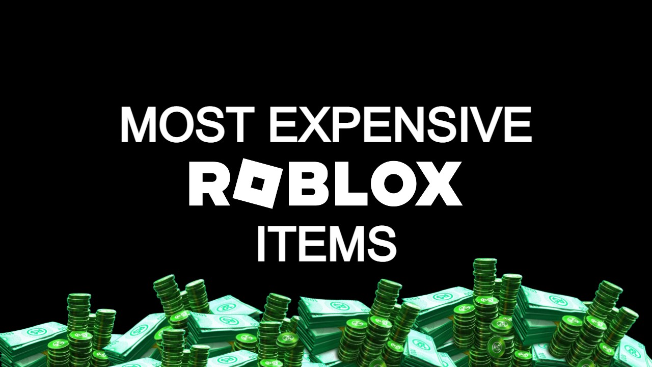 TOP 10 most expensive items in Roblox - Bizznerd
