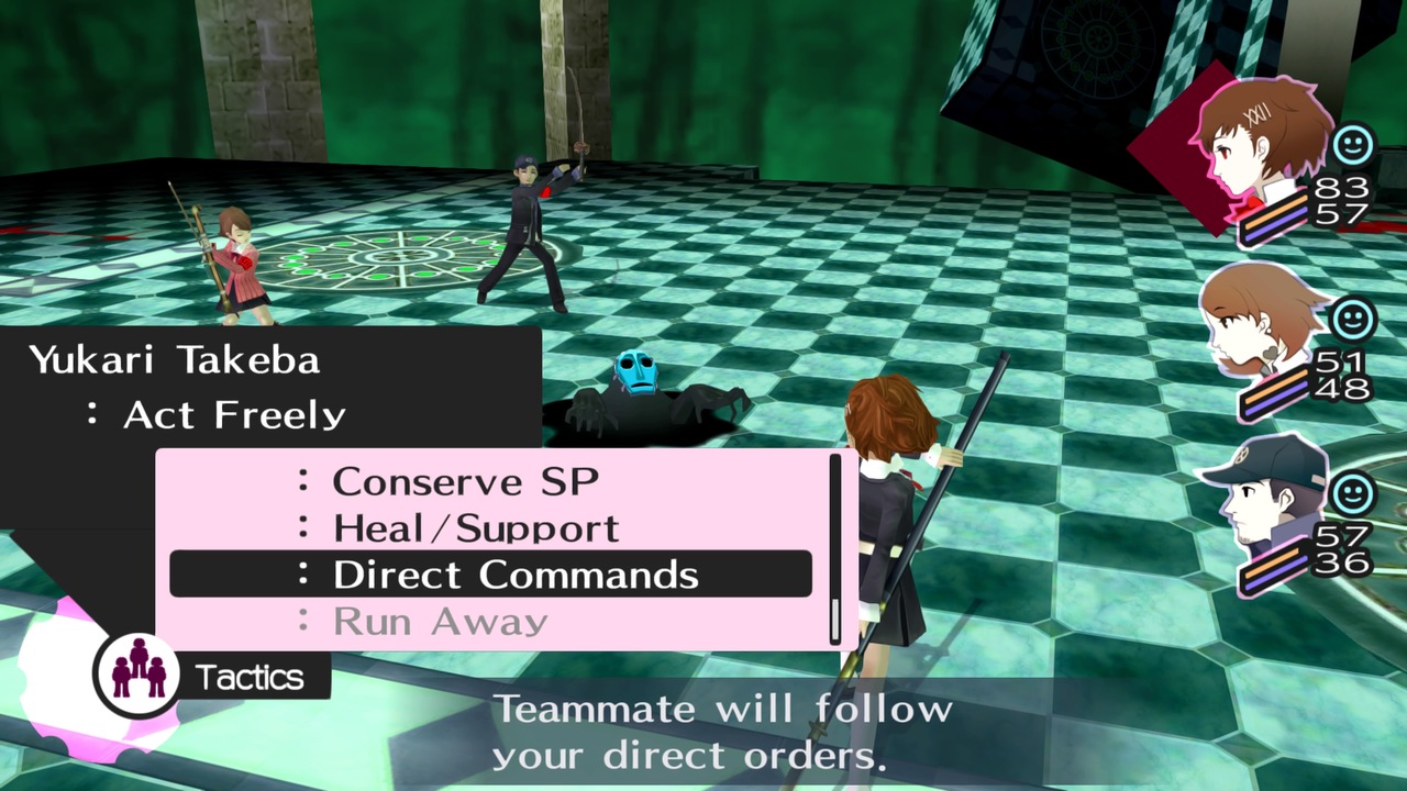 How To Directly Control Party Members In Persona 3 Portable 