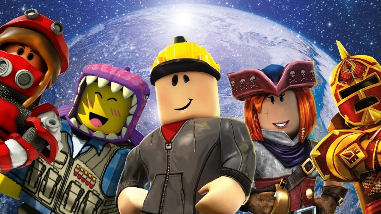 Characters from the popular online game 'Roblox' in various styles