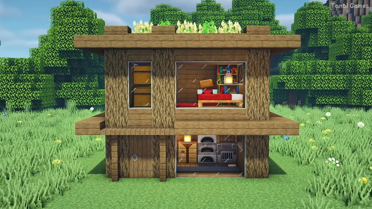 Small-Wooden-Survival-house