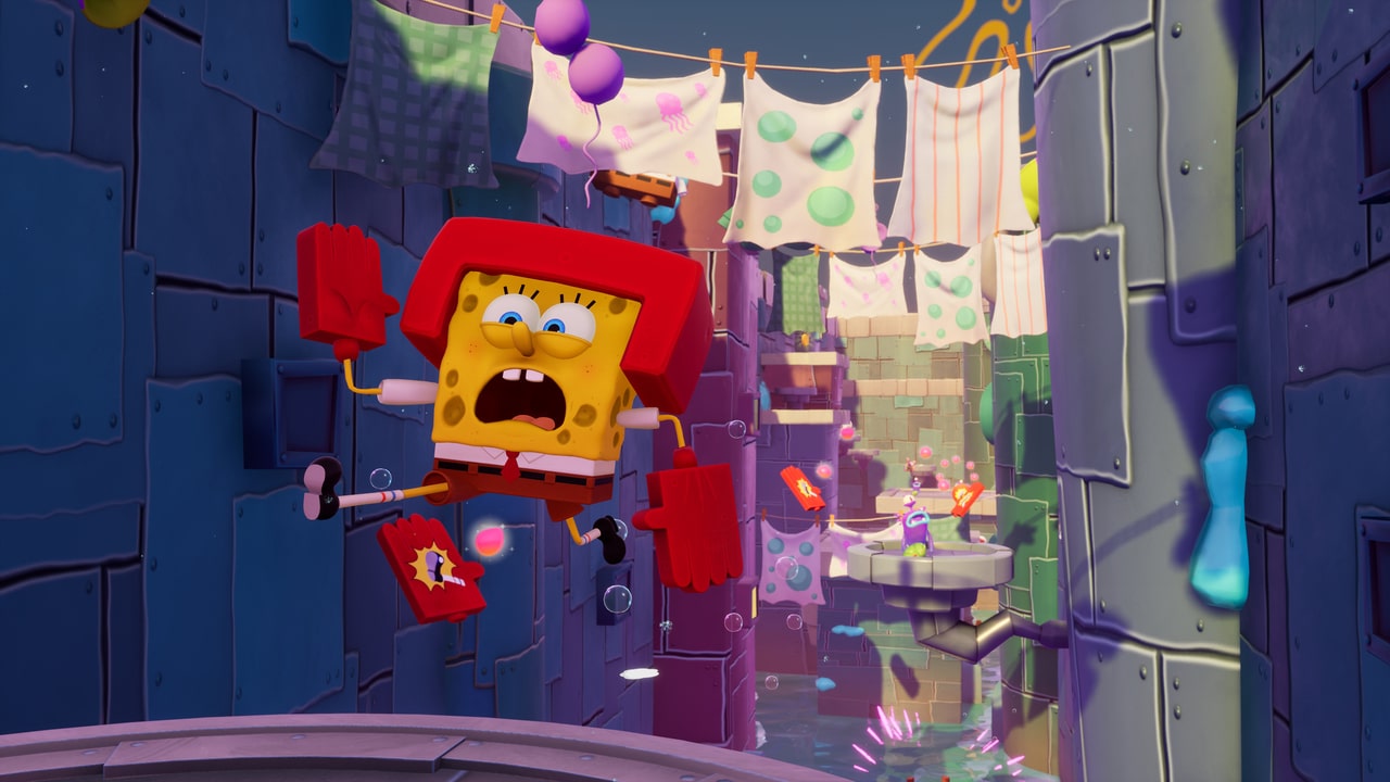 SpongeBob-SquarePants-The-Cosmic-Shake-Karate-Downtown-Bikini-Bottom