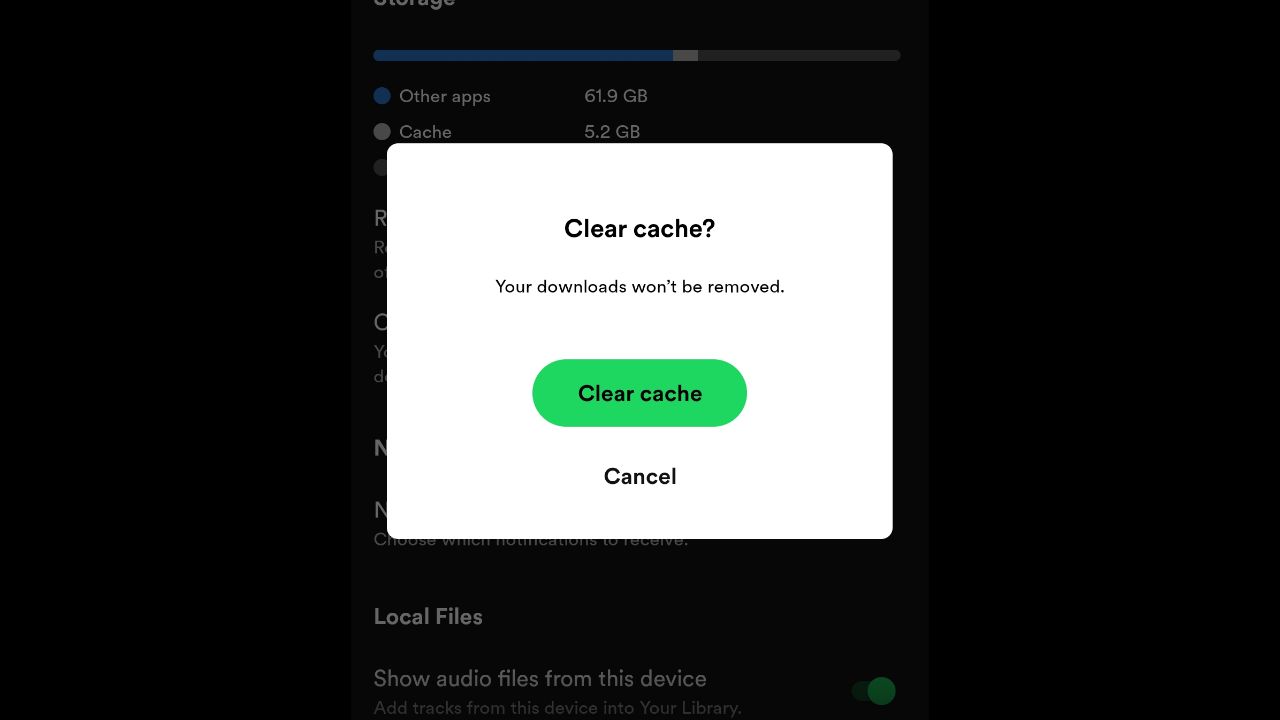 Spotify-Clear-Cache