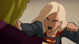 Supergirl fighting Brainiac 5