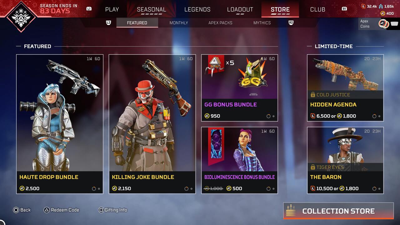 Apex Legends Revelry Item Shop: Event, Featured, Monthly, and More ...