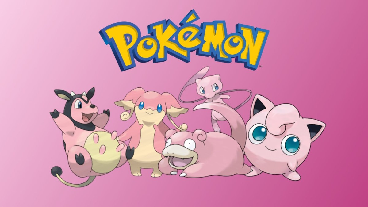 Best Pink Pokémon (Miltank, Audino, Mew, Slowpoke, and Jigglypuff