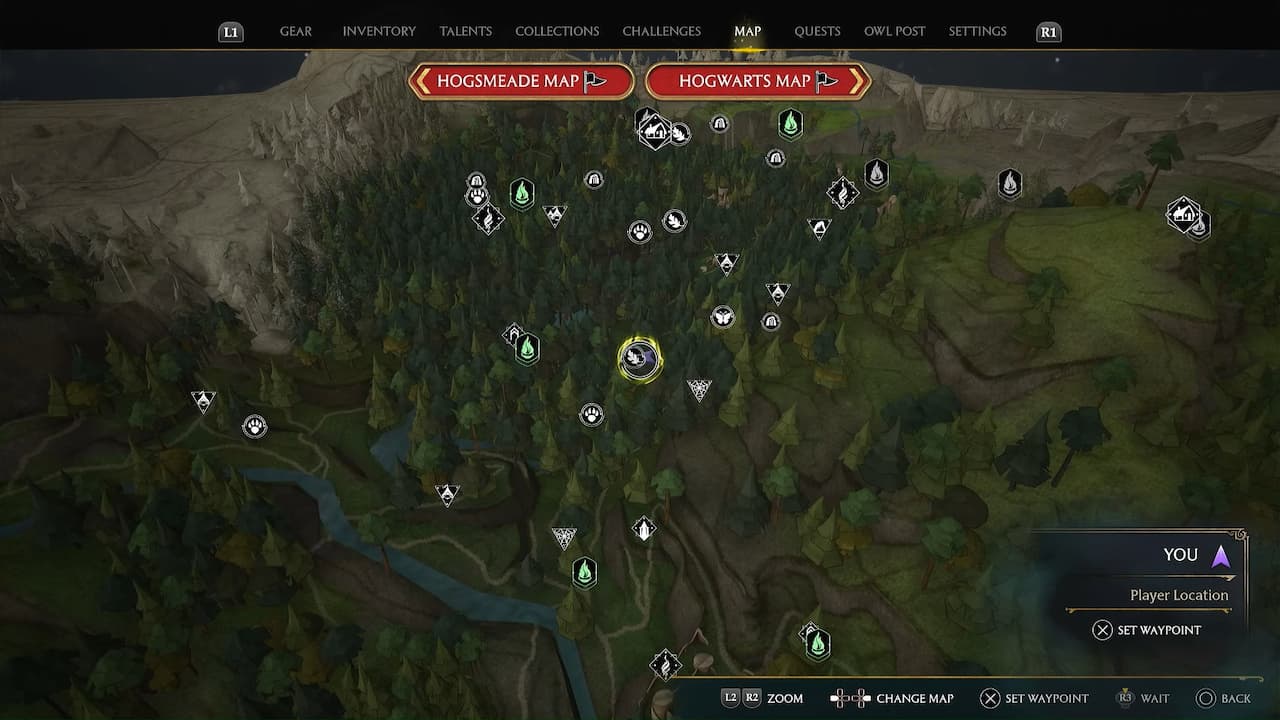 Hogwarts Legacy Forbidden Forest Merlin Trial Guide Attack of the Fanboy