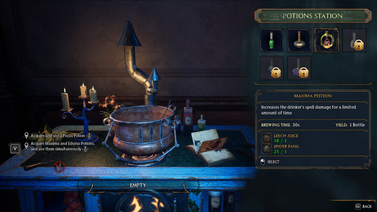 How to Get and Craft Maxima Potion in Hogwarts Legacy