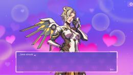 How to Romance Mercy in Loverwatch in Dating Sim
