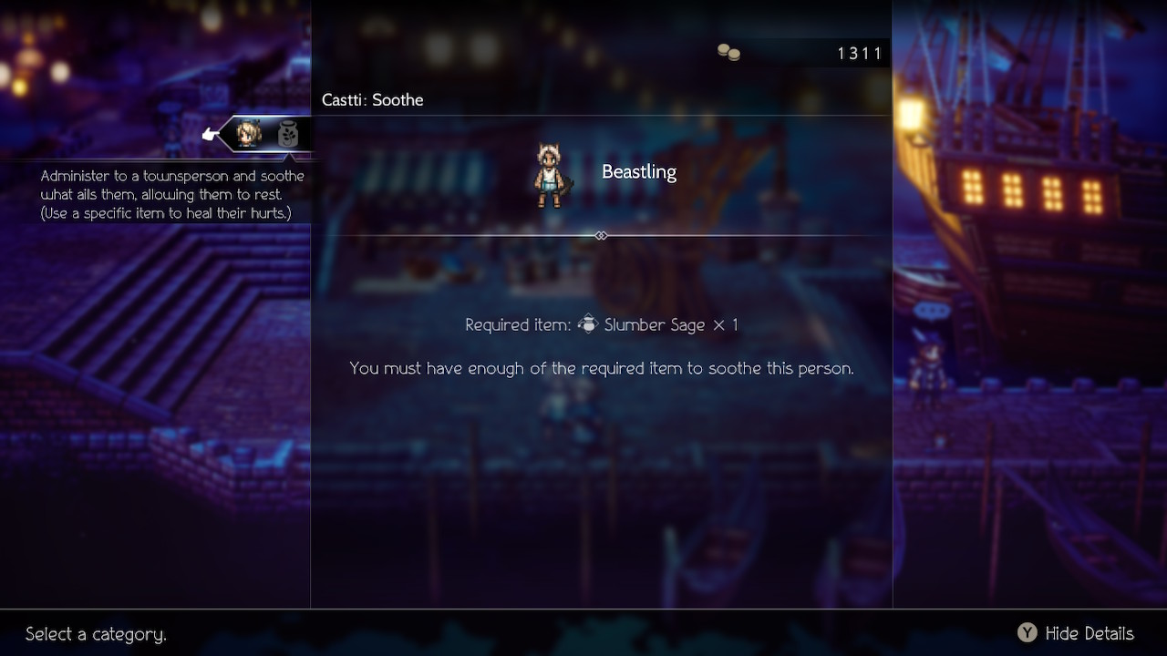 Octopath-Traveler-2-Path-Actions-Soothe-Beastling