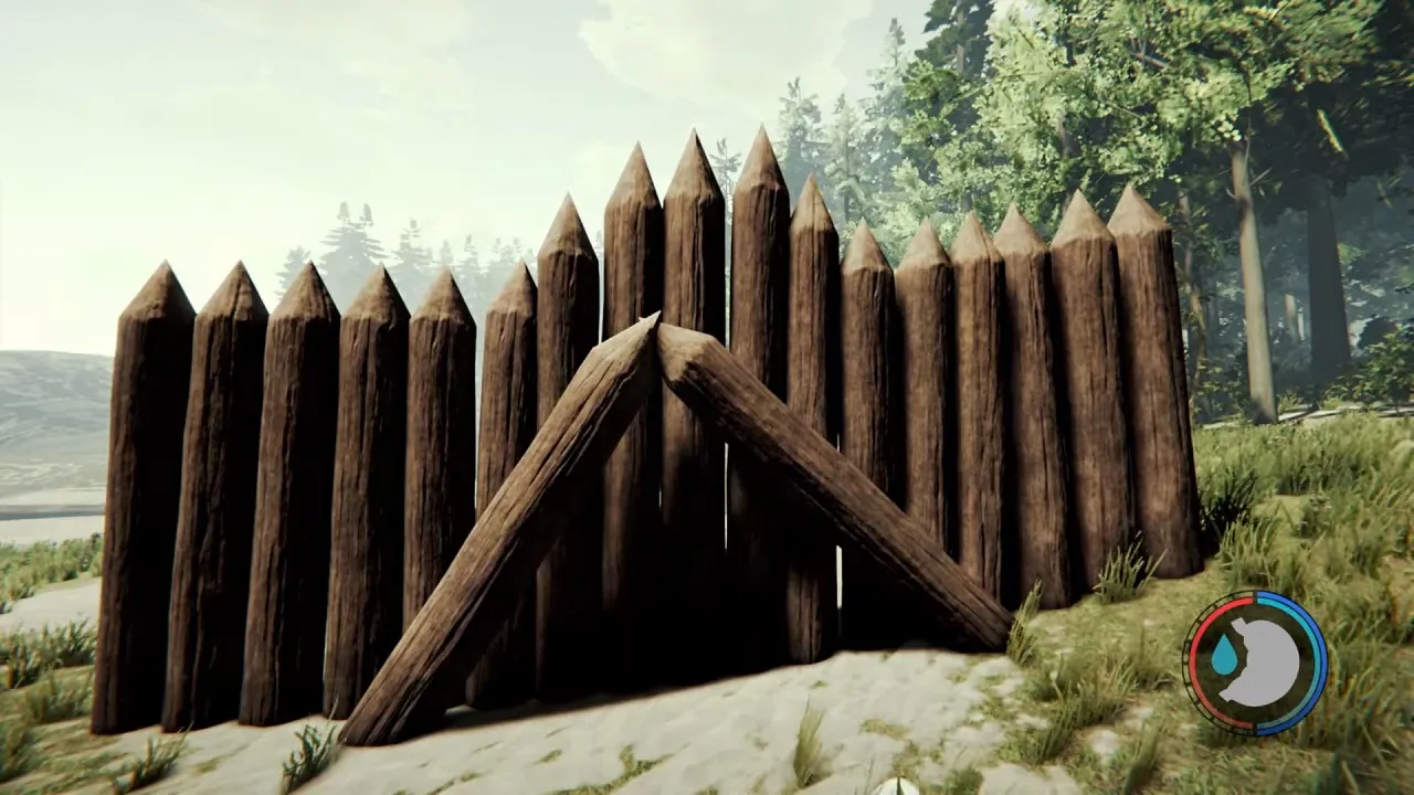 The-Forest-Defensive-Wall-Gate