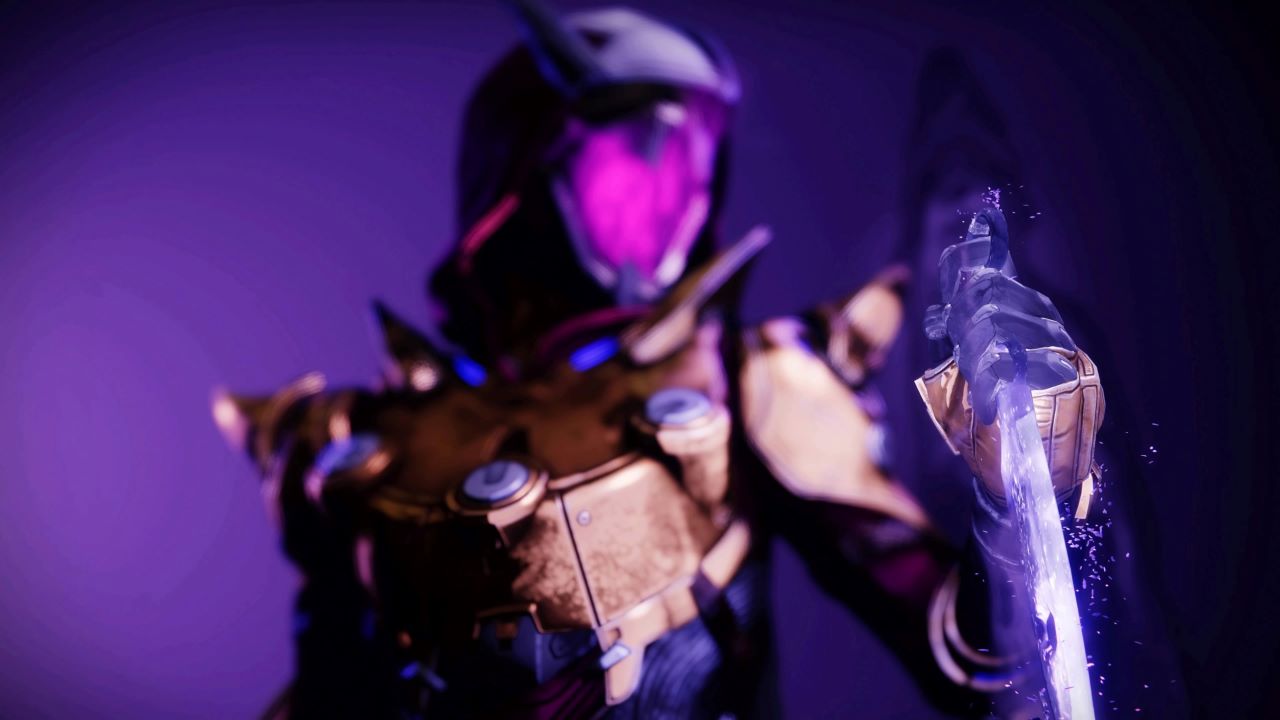 Image of a Void Hunter in Destiny 2.