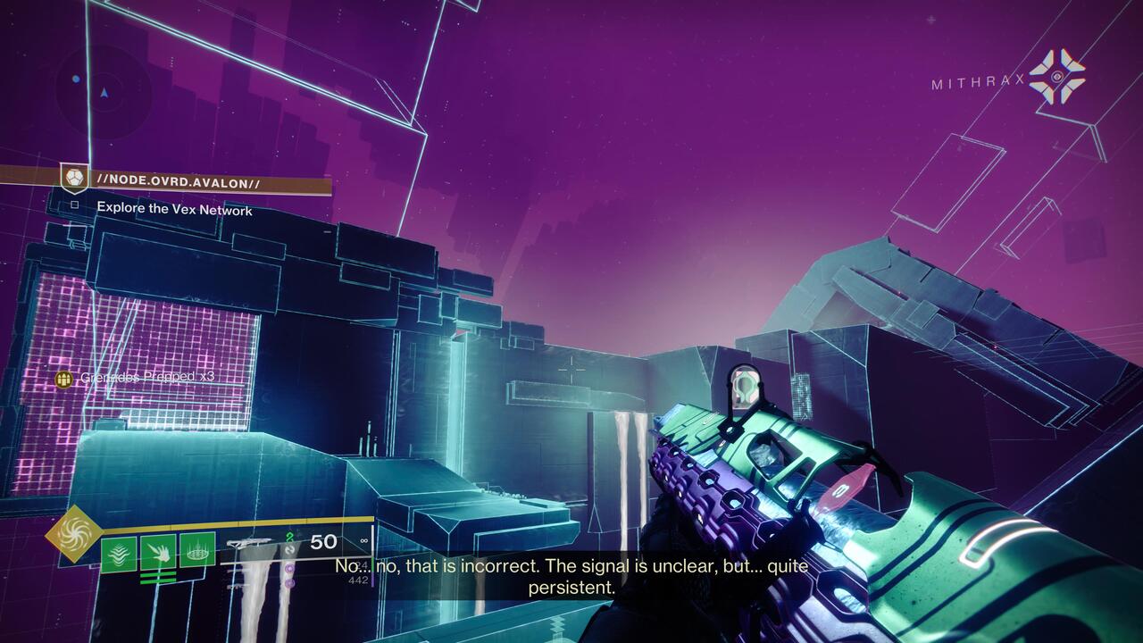 Destiny 2 NODE.OVRD.AVALON Exotic Mission Guide How to Enter the Vex