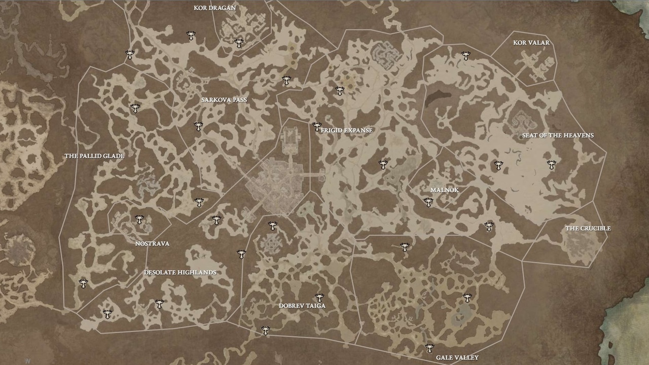 All Altars of Lillith Locations in Fractured Peaks Diablo 4  Attack of