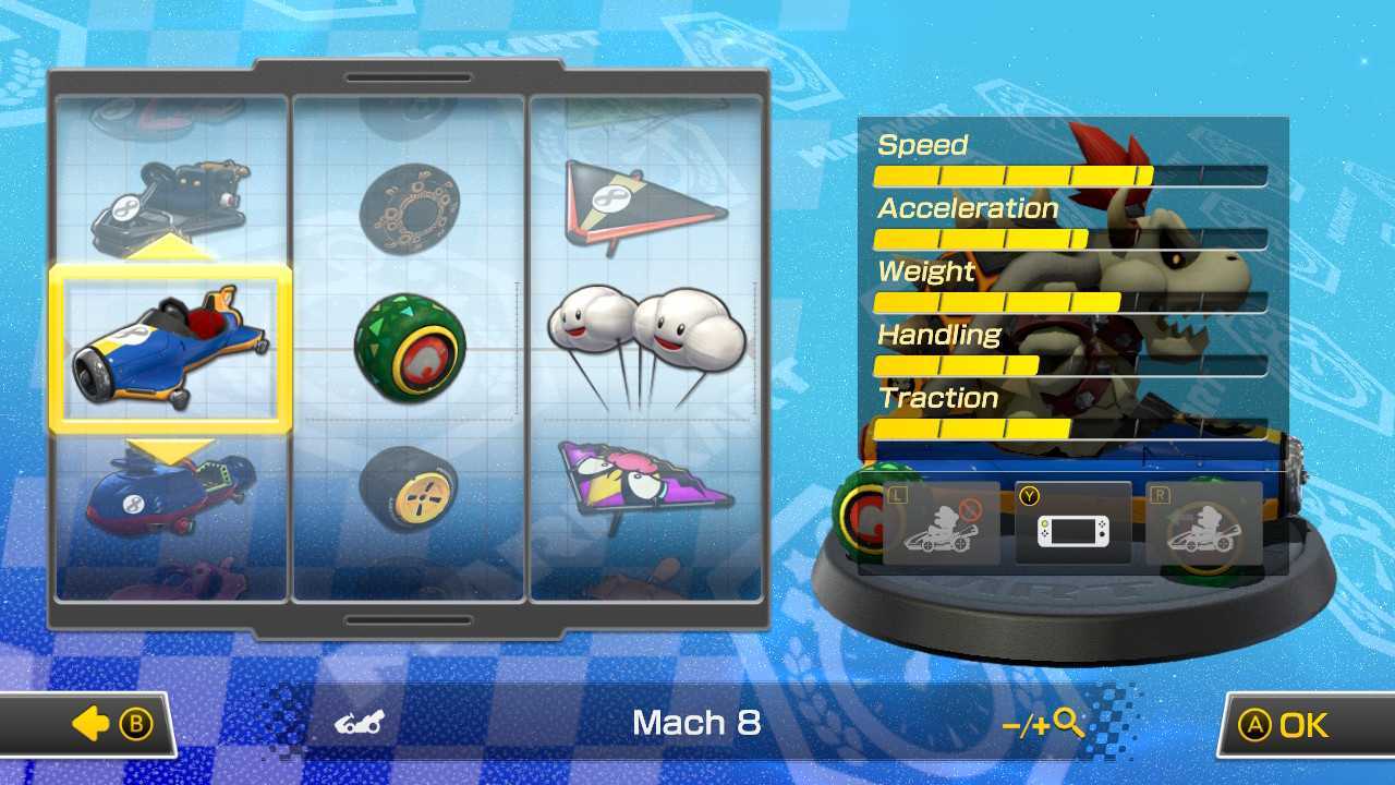 Meilleures configurations Mario Kart 8 pour 150cc, 100cc et 50cc