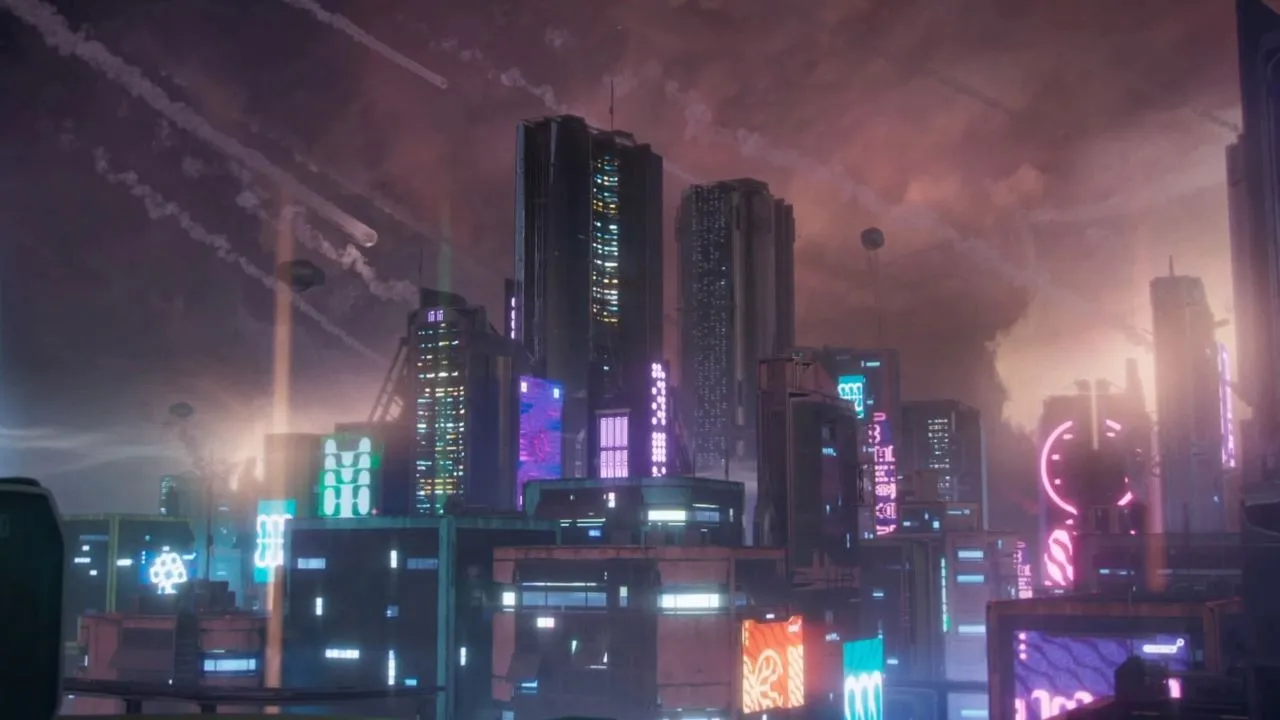 Image of the Neomuna skyline in Destiny 2.