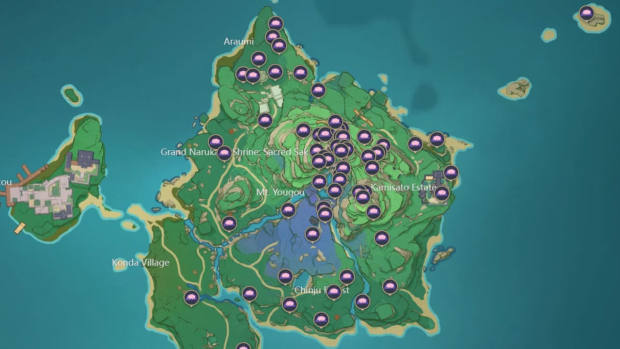 Genshin Impact All Sakura Bloom Locations: Where to Find Sakura Blooms ...