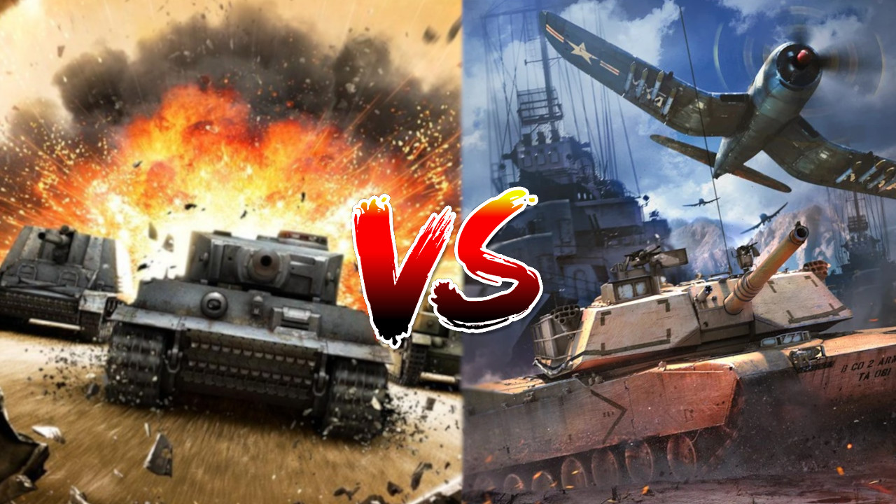 War Thunder World of Tanks Similarities Differences