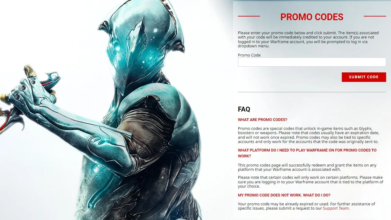 All Warframe Promo Codes Listed (April 2024) Attack of the Fanboy