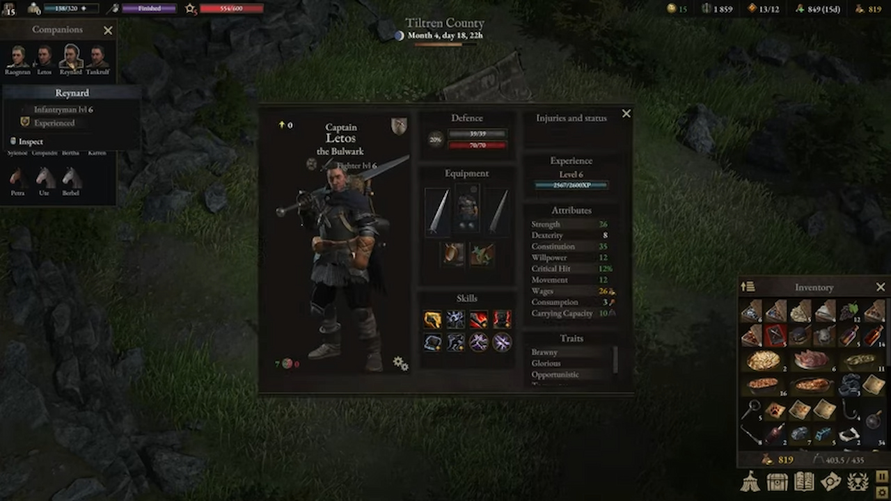 Best Build for Each Class in Wartales Attack of the Fanboy