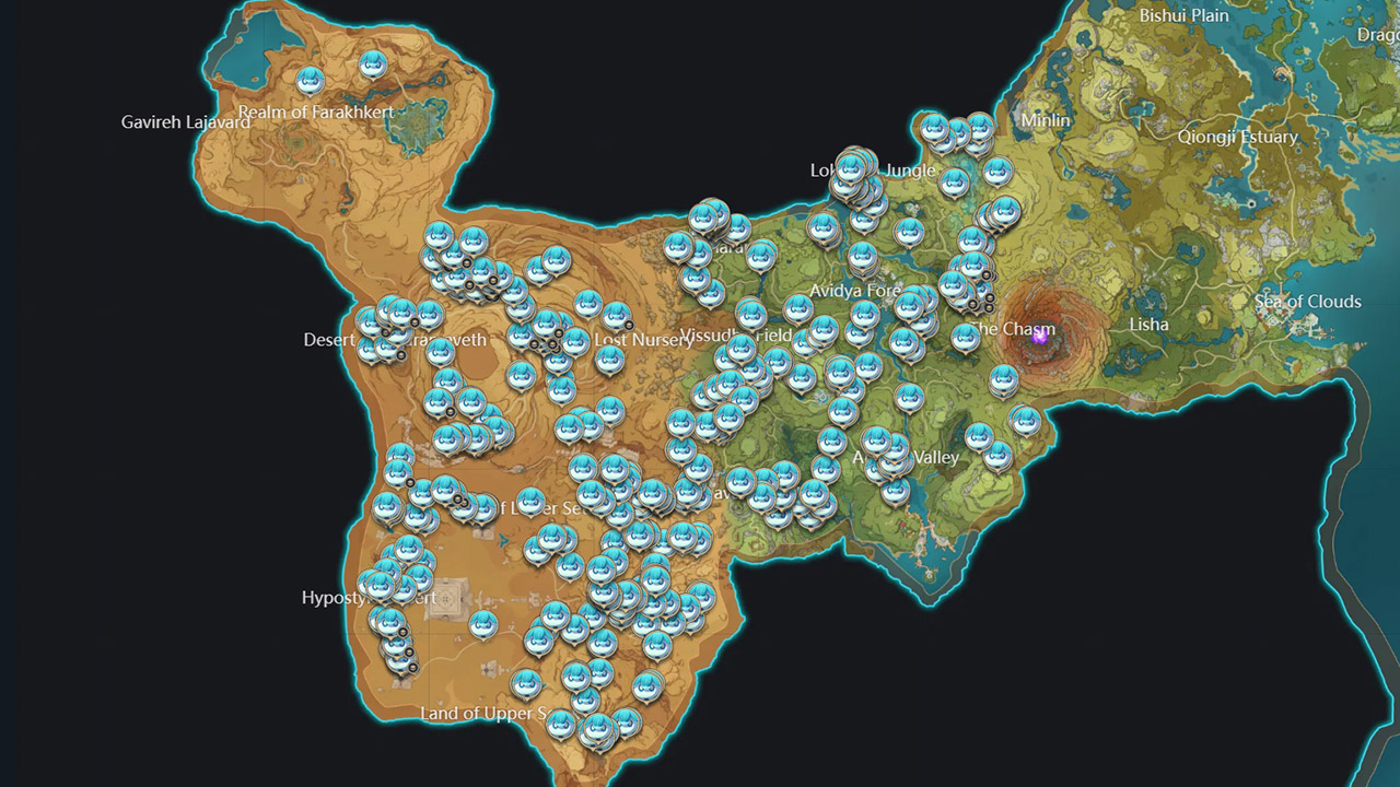All Kaveh Ascension Material Locations in Genshin Impact Mourning