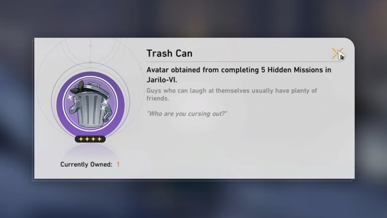How to Get the Trash Can Player Icon in Honkai Star Rail Attack of