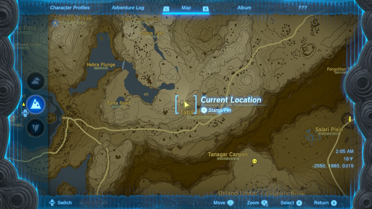 Hebra Tabantha Hills Dragon Tear Location in Zelda Tears of the Kingdom ...