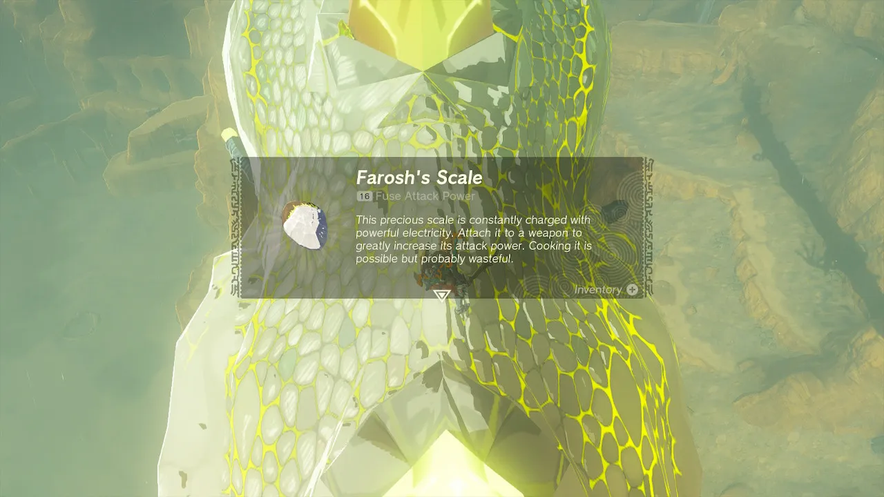 How to Get Farosh's Scale in Zelda Tears of the Kingdom (TOTK) | Attack