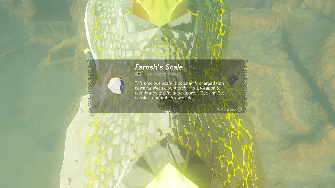 How to Get Farosh's Scale in Zelda Tears of the Kingdom (TOTK) Attack