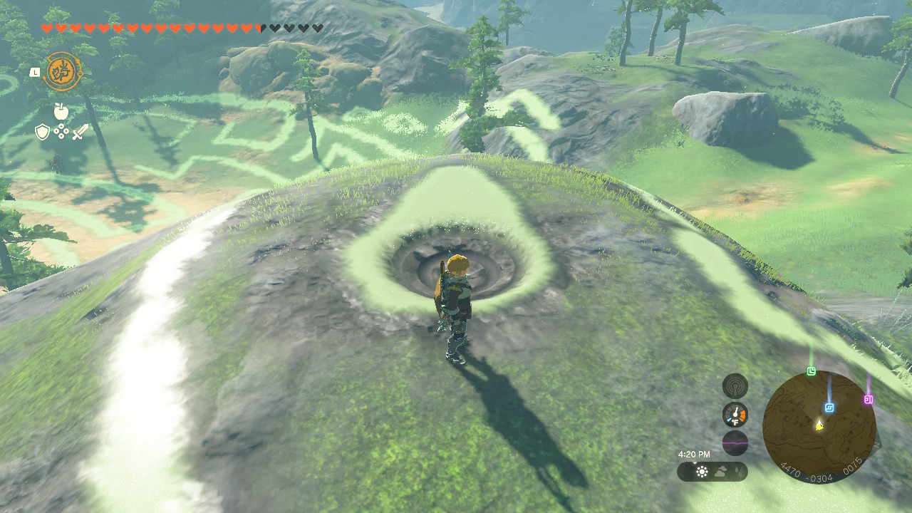 Lanaryu Talus Plateau Dragon Tear Location in Zelda Tears of the ...