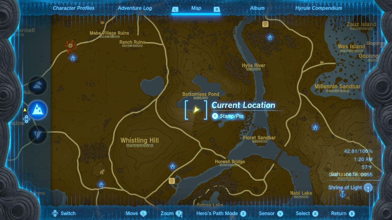 Where to Farm Hyrule Bass in Zelda Tears of the Kingdom Attack of the