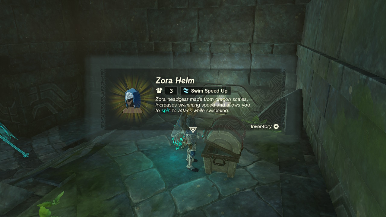 Zelda Tears of the Kingdom (TOTK) Zora Greaves Location A Token of