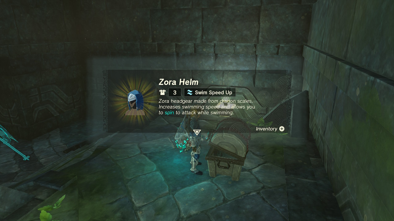 Zelda-Tears-of-the-Kingdom-TOTK-Zora-Greaves-Acquired